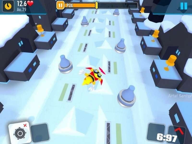 Agent Dash Arctic Assault Gameplay Screenshot